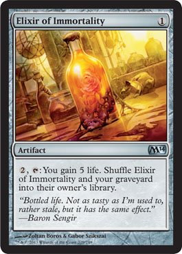 Magic: the Gathering - Elixir of Immortality (209/249)... - Jouets & Jeux Amazon France à 17.60€