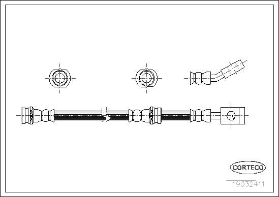 Corteco 19032411 Flexible de frein - Auto & Moto Amazon France à 22.24€