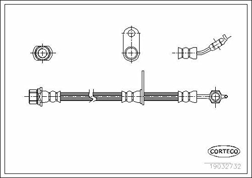 Corteco 19032732 Flexible de frein - Auto & Moto Amazon France à 22.03€