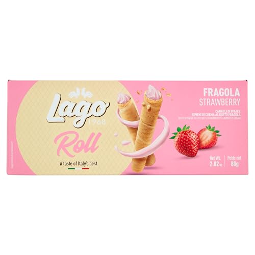Lago 1968, Roll Break 80g, Cannoli di Wafer Ripieni di... - Amazon Italie à 1.21€