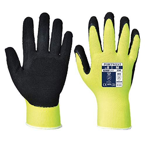 Portwest Gant Grip HiVis, Couleur: Jaune, Taille: M... - Bricolage & Outils Amazon France à 2.05€