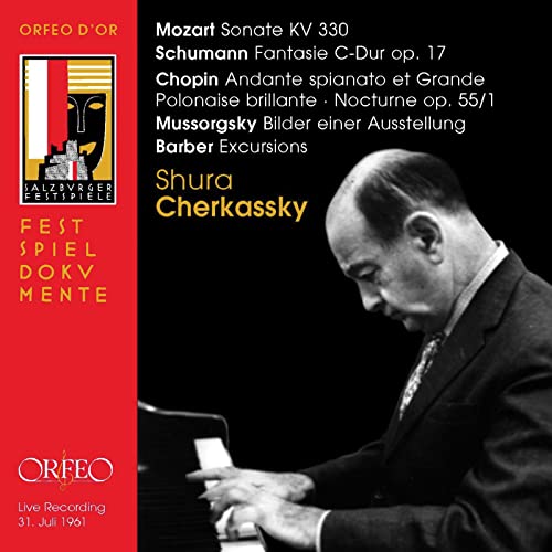Shura Cherkassky joue Mozart, Schumann, Barber - Musique & Instruments Amazon Espagne à 21.78€