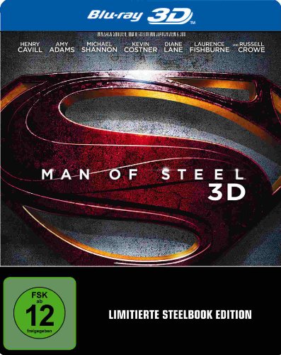 Man of Steel 3D Steelbook (exklusiv bei Amazon.de) [3D... - Jeux Vidéo & Consoles Amazon Allemagne à 10.54€