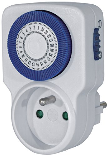 Brennenstuhl Timer Mechanische Tages, Weiß, 1506361... - Amazon Allemagne à 4.99€