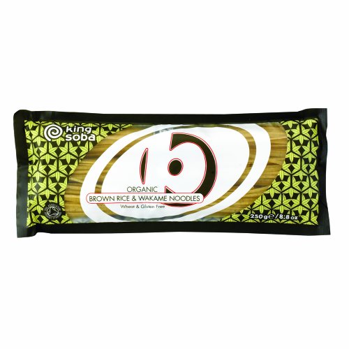 (Pack of 12) King Soba - Org Brown Rice Wakame Noodles 250 g - Épicerie Amazon Royaume-Uni à 9.99€