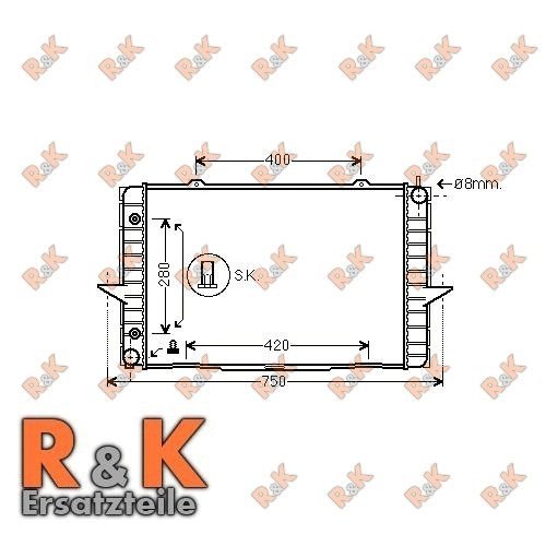Prasco VO2118 Kühler, Motorkühlung - Auto & Moto Amazon Allemagne à 112.99€