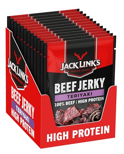 Jack Links Beef Jerky Teriyaki – 12er Pack (12 x 25g) –... - High-Tech & Électronique Amazon Allemagne à 23.88€