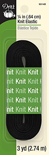 Dritz 9314B Strickgummi, 0,6 cm x 2,7 m, Schwarz... - Amazon Allemagne à 6.13€