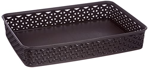 Curver 00095-210-00 Office Körbchen My Style A4, dunkelbraun - Maison & Cuisine Amazon Allemagne à 4.49€