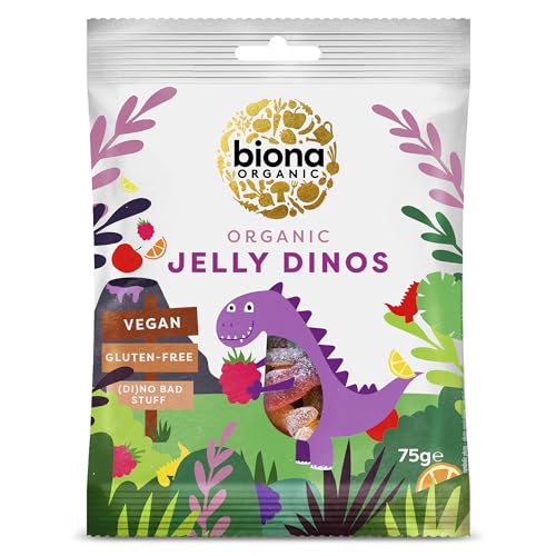 Biona Jelly Dinos Organic, 75g - Épicerie Amazon Royaume-Uni à 2.00€