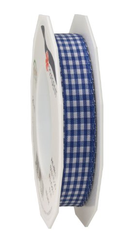 Präsent Ruban Taffetas Motif Vichy Bleu/Blanc 15 mm 20 m en promo à 9,88€ (-53%) sur Amazon FR