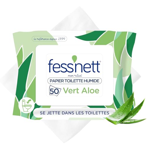 Fess'nett - Papel higiénico húmedo con Aloe Vera, paquete... - Sports & Fitness Amazon Espagne à 4.39€