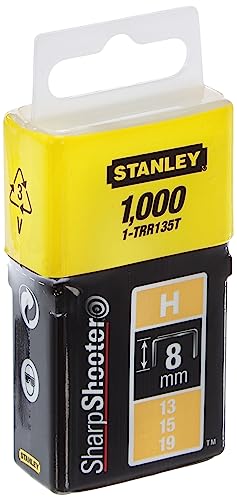STANLEY 1-Trr135T Agrafe 8 Mm Type H Boîte 1000 Pièces... - Bricolage & Outils en promo à 2.99€