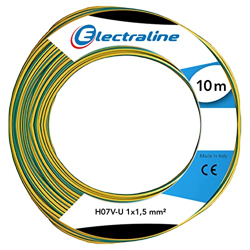 Electraline 60101015C Couronne de Câble H07 V-U 1X1, 5 10M... en promo à 6,92€ (-54%) sur Amazon FR