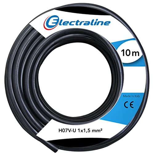 Electraline 60101015D Couronne de Câble H07 V-U 1X1, 5 10M... en promo à 10,25€ (-52%) sur Amazon FR