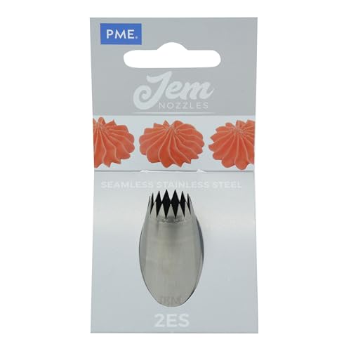 JEM Kleine Zahl 2ES Fine Tülle Stern Spitze, silber - Maison & Cuisine en promo à 2.10€