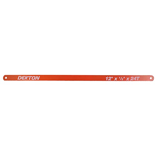 Dekton 12pc Hacksaw Blades-12 Hacksaw Blades Ideal For... - Maison & Cuisine en promo à 2.99€