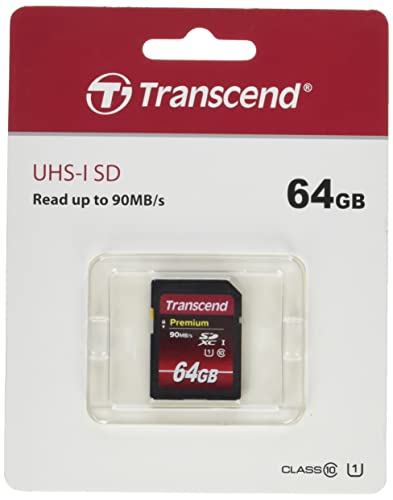 Transcend TS64GSDU1 Scheda di Memoria SDXC da 64 GB, Classe... - High-Tech & Électronique Amazon Italie à 16.35€