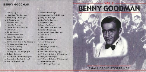 Benny Goodman - Small Group Recordings Vol. 2 - Musique & Instruments Amazon Royaume-Uni à 39.33€