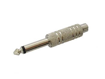 Connettori audio 610120 6.3 mm jack Plug, Mono, metal... - Sports & Fitness en promo à 5.36€