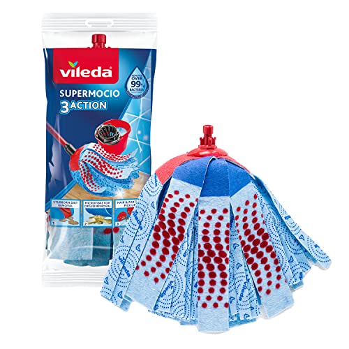 Vileda SuperMocio 3Action Ersatz-Moppkopf, Nachfüllpackung... - Home & Kitchen Amazon Germany à 3.59€