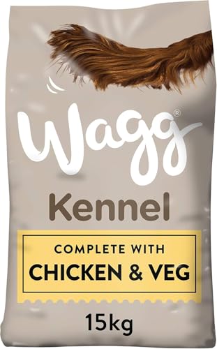 Wagg Kennel Complete Dry Adult Dog Food Chicken & Veg 15kg... - Animalerie Amazon Royaume-Uni à 17.59€