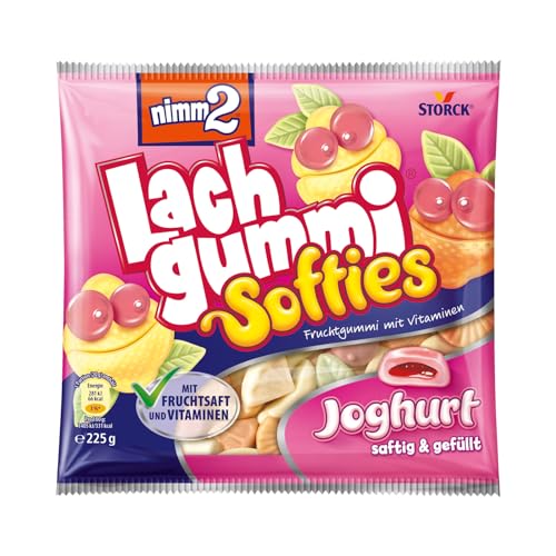 nimm2 Lachgummi Softies Joghurt – 1 x 225g – Gefülltes... - High-Tech & Électronique Amazon Allemagne à 1.34€