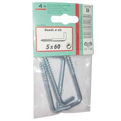 VYNEX 3101780311816 GOND A Tornillo ZINGUE 4.5 X60 CP:2... - Amazon Espagne à 8.09€