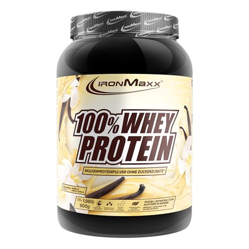 IronMaxx 100% Whey Protein Pulver 900g - French Vanilla |... - Sports & Fitness Amazon Allemagne à 29.90€