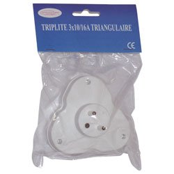 Triplite Steckdosenleiste, 3 x 16 A Face Triangle SC - Maison & Cuisine Amazon Allemagne à 3.67€