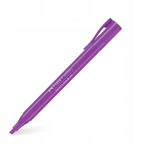 FABER-CASTELL Surligneur TEXTLINER 38 Pte Biseautée Violet - Fournitures Bureau en promo à 1.20€