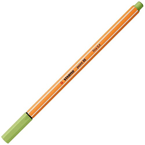 Pennarelli Stabilo Point 88 Verde Oliva 10 pz. - Fournitures Bureau en promo à 1.00€