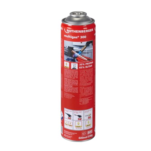 Rothenberger 035510-A Multigas 300 Cartouche de gaz 600 ml - Auto & Moto Amazon France à 9.99€