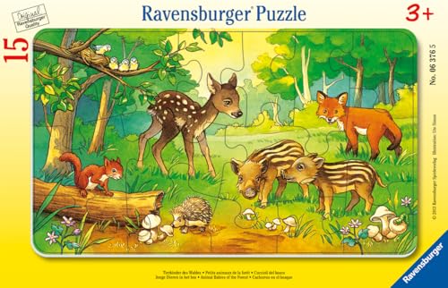 Ravensburger - 06376 - Puzzle Enfant avec Cadre - Animaux... - Jouets & Jeux Amazon France à 8.87€