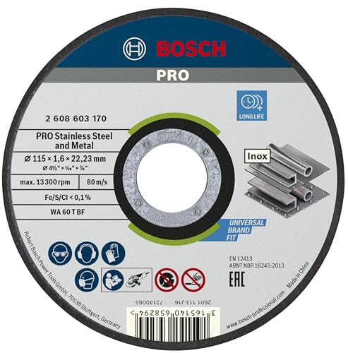 Bosch Professional 1x Mola da Taglio Diritta Standard for... - Bricolage & Outils Amazon Italie à 2.29€