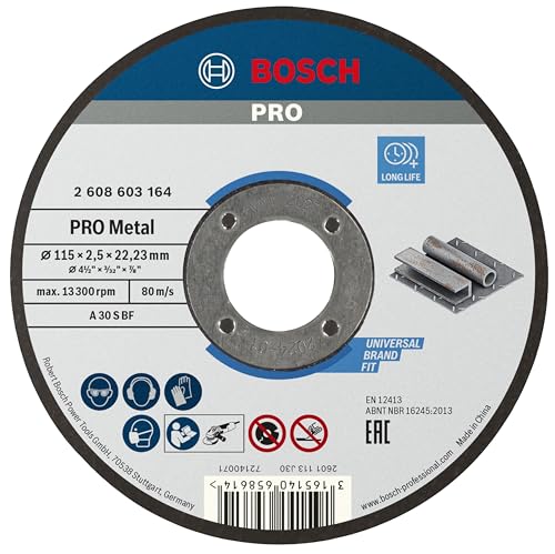 Bosch Professional 1x Mola da Taglio Diritta Standard for... - Bricolage & Outils Amazon Italie à 2.18€