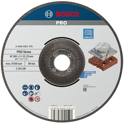 Bosch 1x PRO Stone Longlife Trennscheibe für große... - Bricolage & Outils Amazon Allemagne à 1.31€
