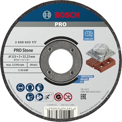 Bosch Professional 1x Mola da Taglio Standard for Stone... - Bricolage & Outils Amazon Italie à 2.32€