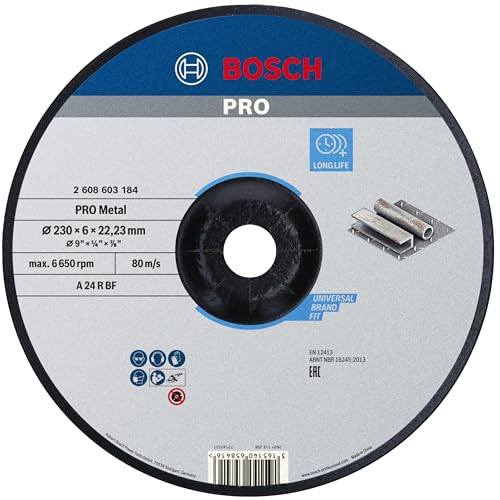 Bosch 1x PRO Metal Longlife Schleifscheibe für große... - Bricolage & Outils Amazon Allemagne à 2.45€