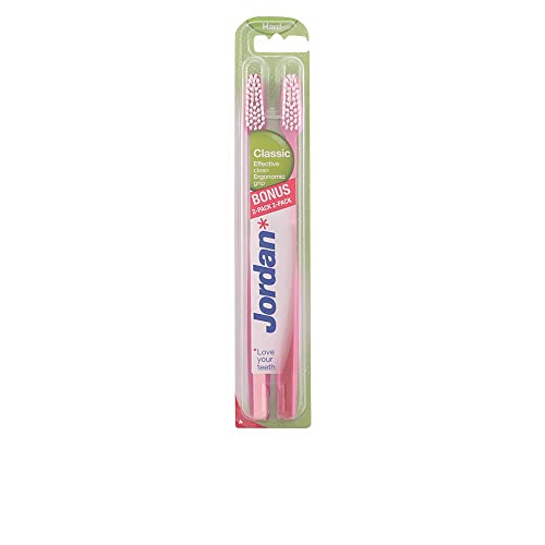 Jordan - Cepillos de dientes clasico duro, 2 unidades - Santé & Bien-être Amazon Espagne à 2.25€