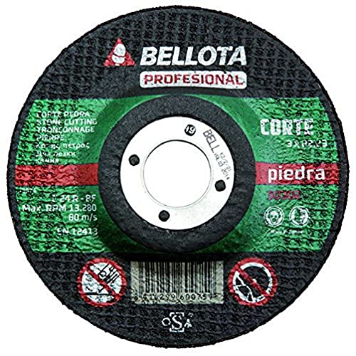 Bellota 50302-115 - DISCO ABR. PROF.C.PIEDRA 115 - Bricolage & Outils Amazon Espagne à 2.53€