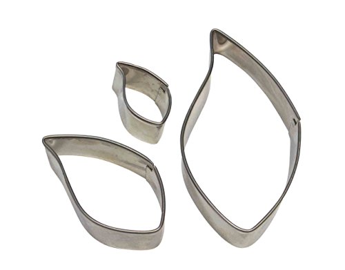 PME Stainless Steel Leaf Cutters, Set of 3, Silver, 4 x 1.2... - Bricolage & Outils Amazon Royaume-Uni à 2.20€