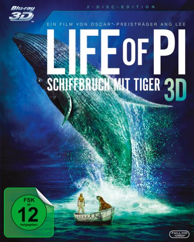 Life of Pi - Schiffbruch mit Tiger 3D: Blu-ray 3D + 2D - Jeux Vidéo & Consoles en promo à 5.45€