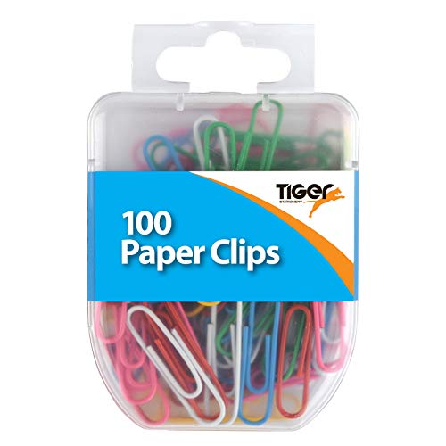 Tiger - Clips (100 unidades), diseño de tigre - Fournitures Bureau Amazon Espagne à 2.45€