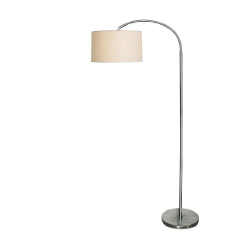 Daylight Company D31707 Vogue Floor Lamp, Brushed Chrome - Maison & Cuisine en promo à 51.03€