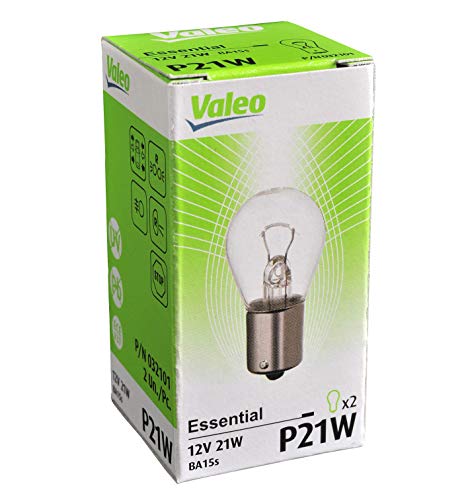 Valeo Ampoule Halogène ESSENTIAL 32101 P21W lot de 2 en promo à 1,74€ (-53%) sur Amazon FR