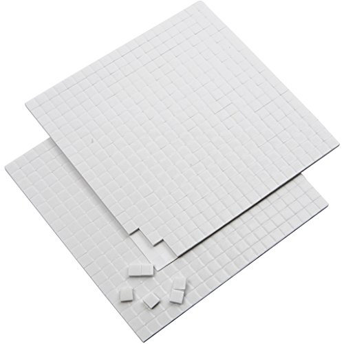 Coussinets en mousse 3D, taille 5 x 5 x 2 mm, 2 feuilles - Jouets & Jeux Amazon France à 6.00€
