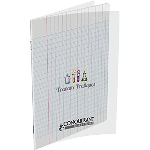 CONQUERANT Cahier de Travaux Pratiques 17x22cm Grands... - Fournitures Bureau en promo à 1.66€