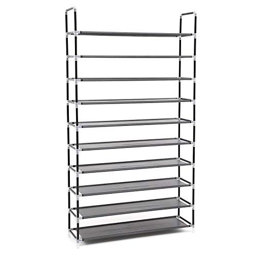SONGMICS Schuhregal mit 10 Ebenen, Schuhaufbewahrung... - Home & Kitchen Amazon Germany à 17.99€