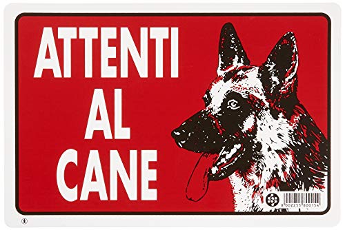 CART.20X30 ATTENTI AL CANE - Auto & Motorcycle Amazon Italy à 5.49€